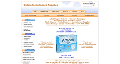 Desktop Screenshot of ontarioincontinencesupplies.com